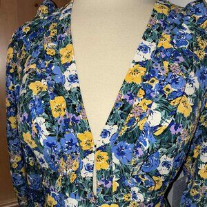 New NWT Melloday Floral Ruffle Maxi Dress NORDSTROM